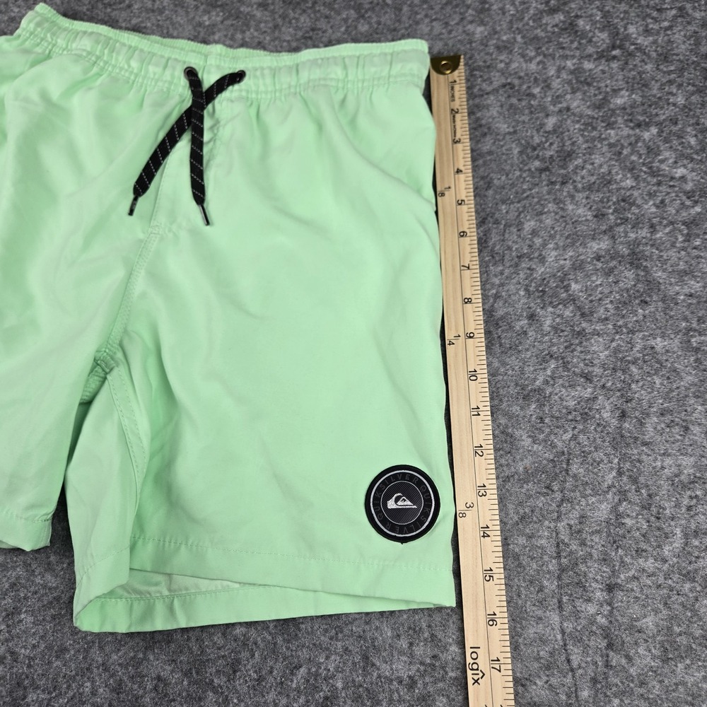 Quiksilver Swim Trunks Mens Volley Shorts Lime Green Board Shorts Lined Small - Picture 12 of 14